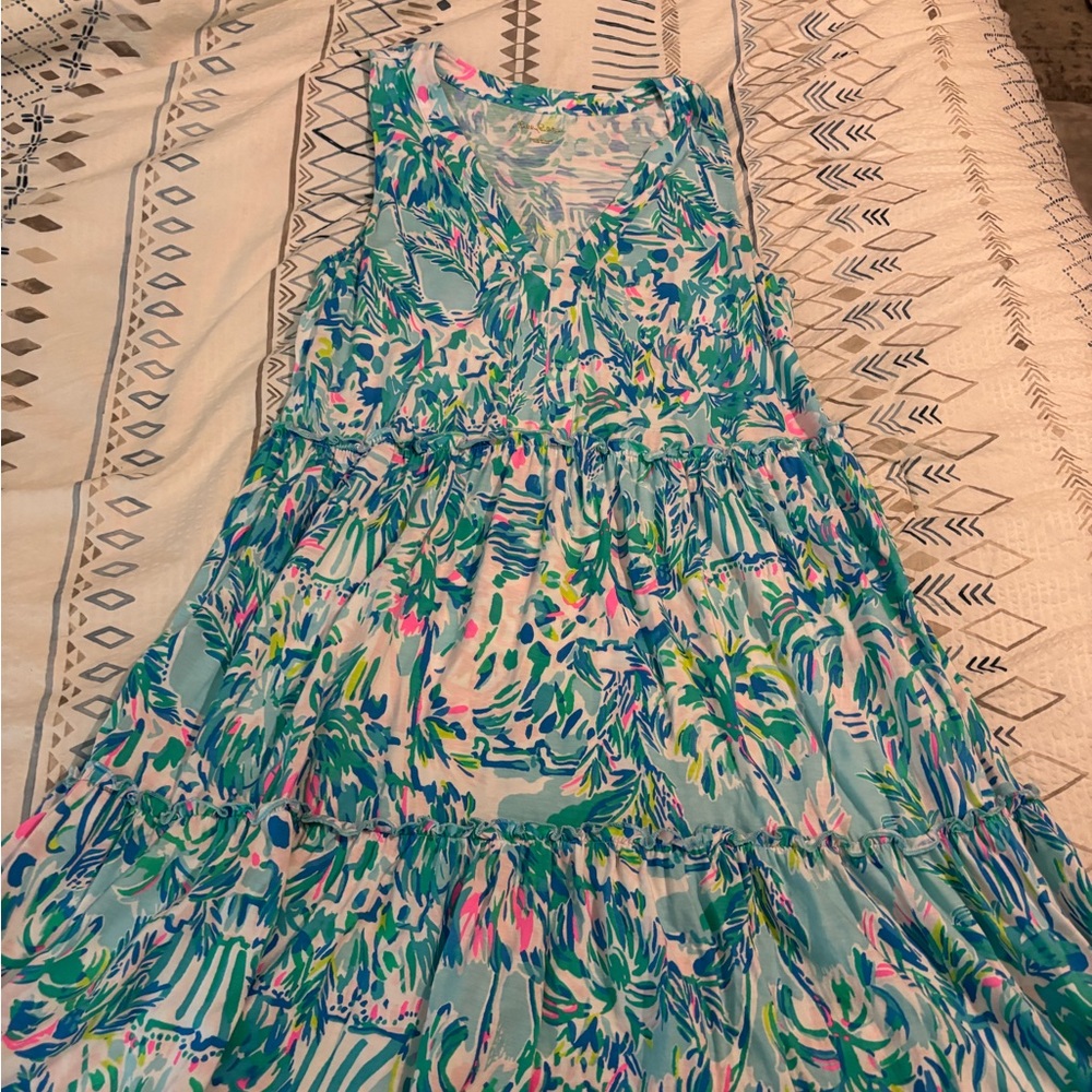 Colorful Sleeveless Lilly Pulitzer Sun Dress